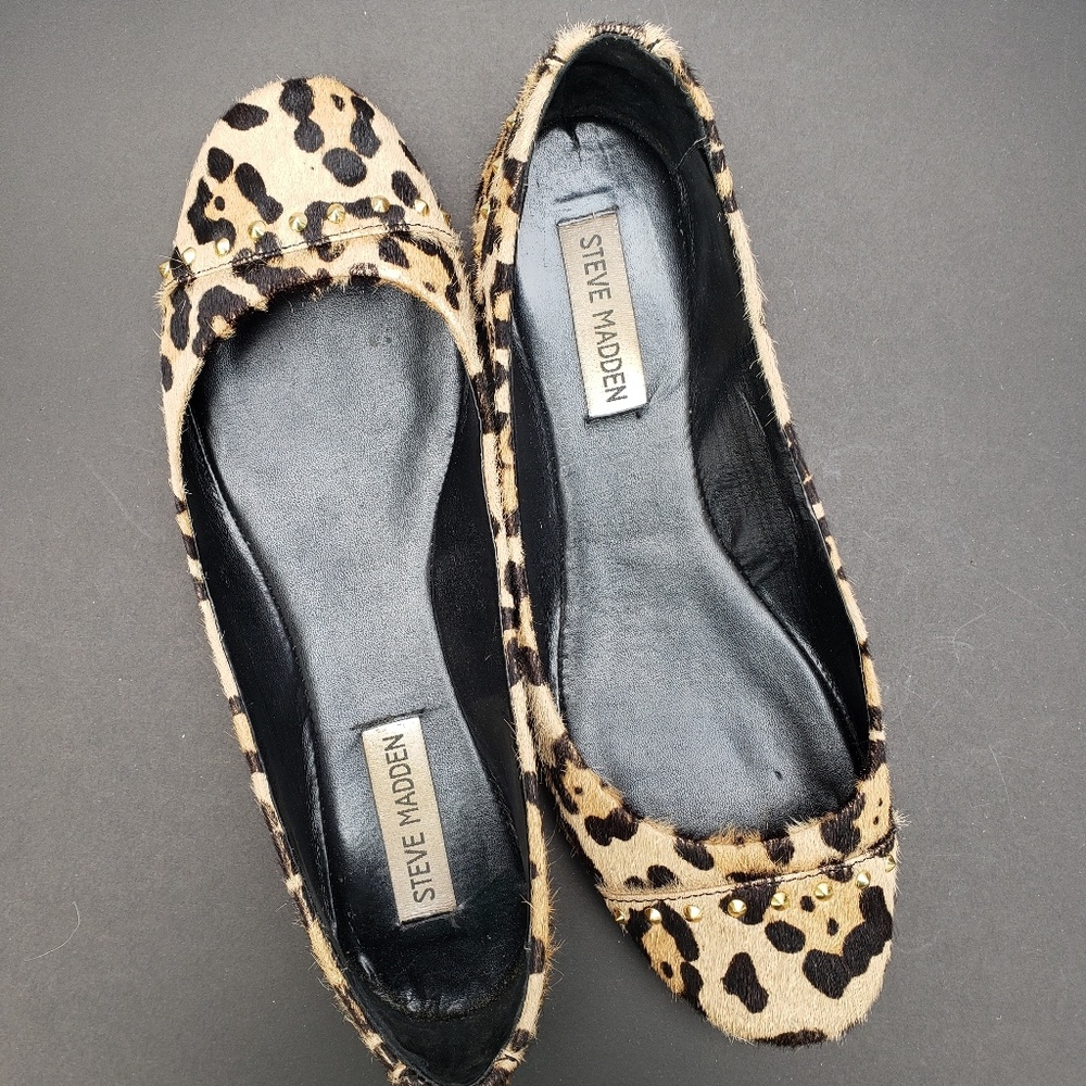Steve Madden Leopard Print Flats With Grommets - image 7